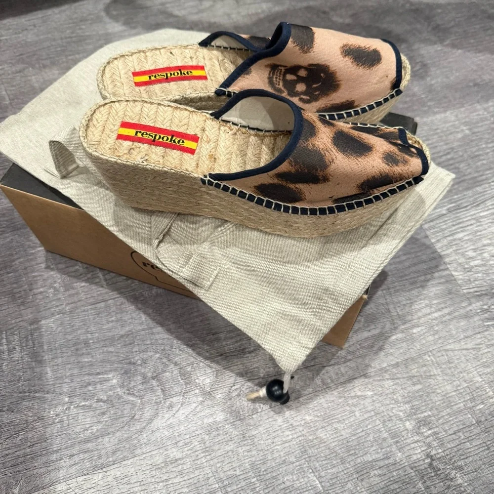 Respoke Francesca Leopard Print Espadrille‎ Alexander McQueen Sandal